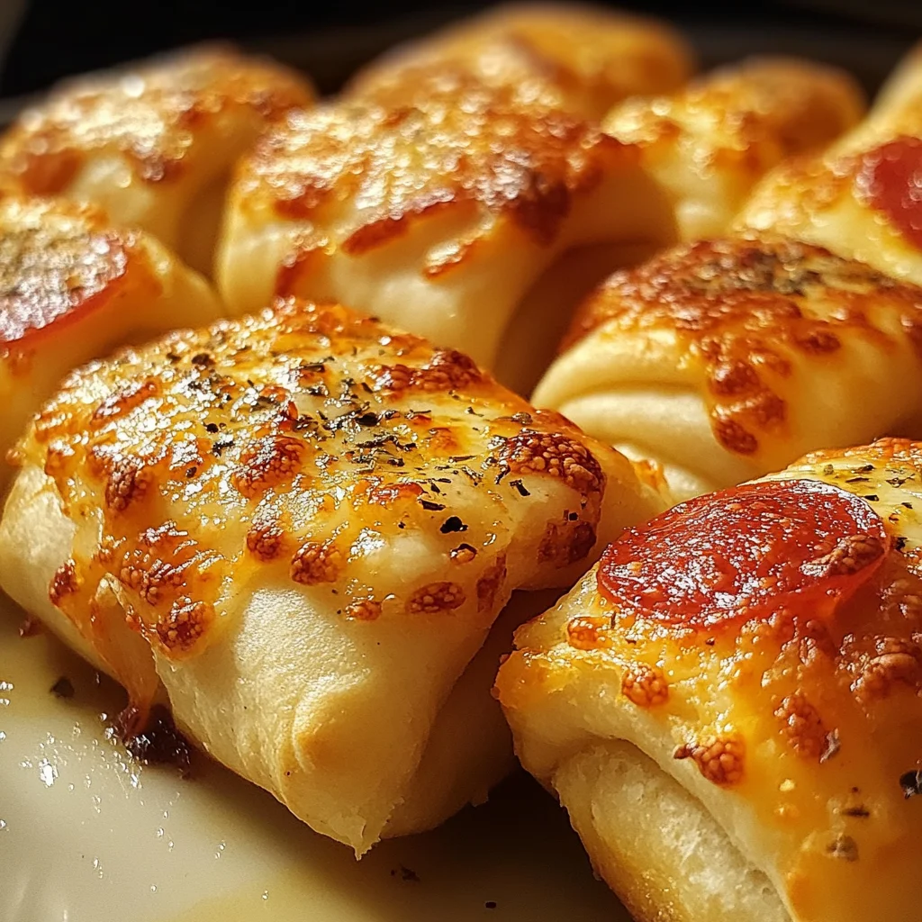Air Fryer Cheesy Pepperoni Pizza Rolls