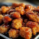 Air Fryer Crispy Honey BBQ Chicken Bites