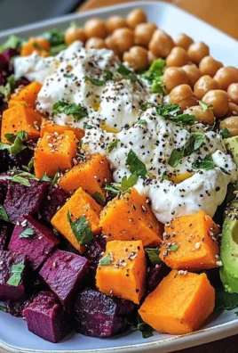 Autumn Harvest Salad with Whipped Ricotta and Crunchy Chickpeas