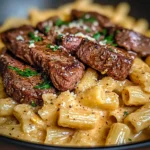 Bold Cajun Steak & Creamy Honey Pasta Skillet