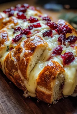 Brie & Cranberry Garlic Herb Pull-Apart Sourdough