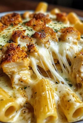 Creamy Cajun Chicken Rigatoni with Garlic Mozzarella Sauce