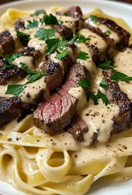 Creamy Cajun Steak Alfredo