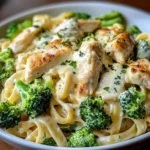 Creamy Chicken Broccoli Alfredo Pasta