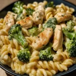 Creamy Chicken & Broccoli Rotini Pasta