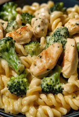 Creamy Chicken & Broccoli Rotini Pasta
