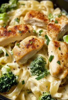 Creamy Chicken and Broccoli Alfredo Pasta A Comforting, Hearty Dish