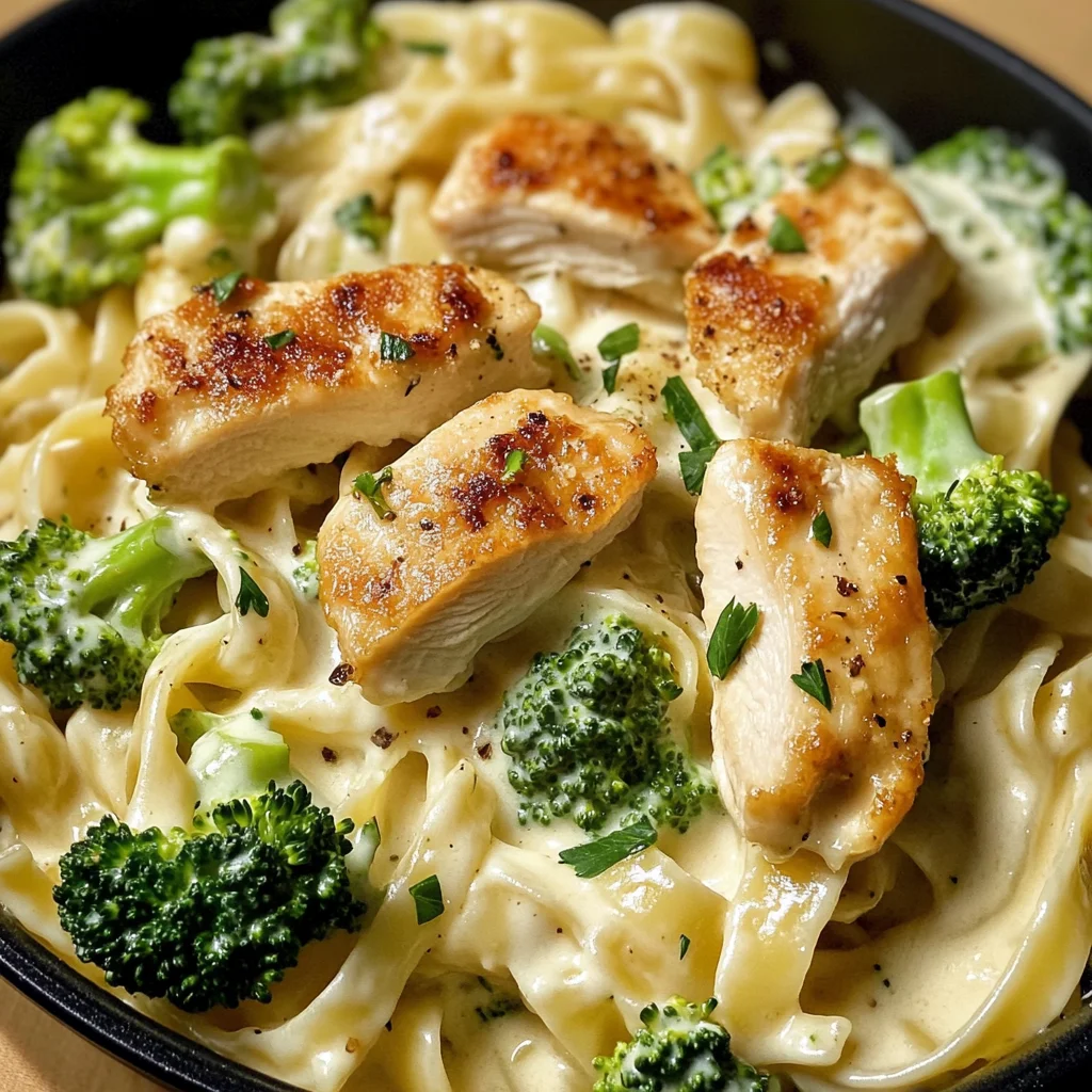 Creamy Chicken and Broccoli Alfredo Pasta A Comforting, Hearty Dish