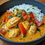 Creamy Coconut Chicken Curry with Rice