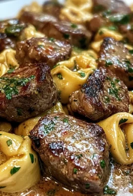 Creamy Cowboy Butter Tortellini Steak Bites
