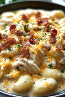 Creamy Crack Chicken Gnocchi