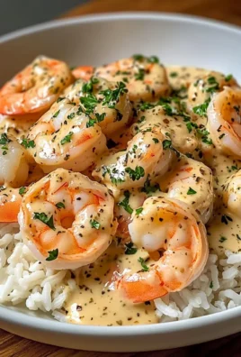 Creamy Garlic Butter Shrimp with Rice
