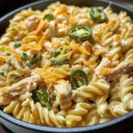 Creamy Jalapeño Popper Chicken Pasta