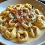 Creamy Tortellini Carbonara Recipe