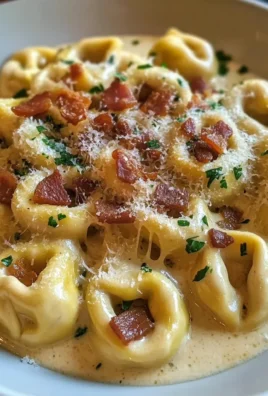 Creamy Tortellini Carbonara Recipe