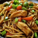 Garlic Chicken Lo Mein