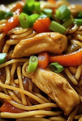 Garlic Chicken Lo Mein