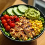 Loaded Grilled Chicken & Guac Power Bowl
