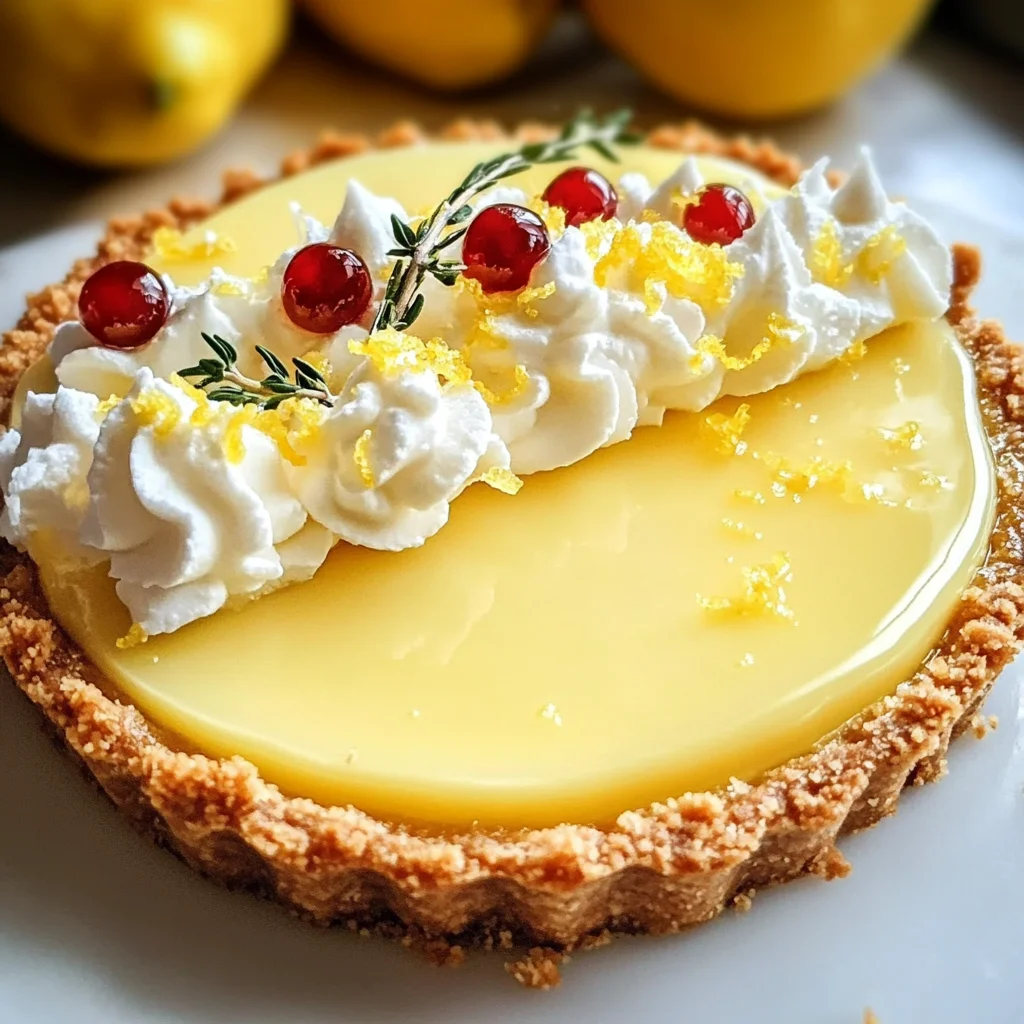 No-Bake Lemon Biscoff Tart