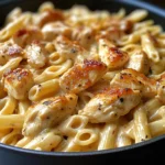 One-Pot Creamy Cajun Honey BBQ Chicken Pasta