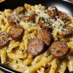 One-Pot Zesty Honey Mustard Sausage Pasta