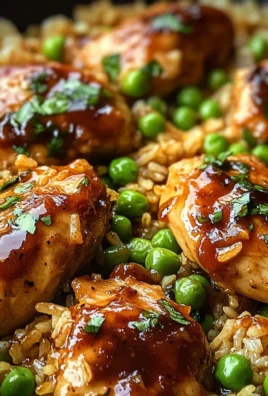 One Pan Creamy Tangy BBQ Chicken and Rice