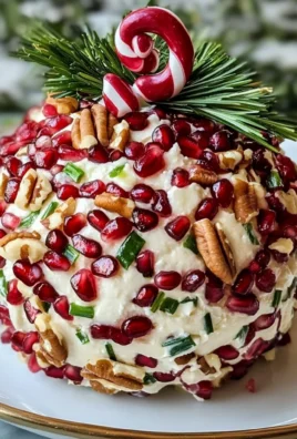 Pomegranate Christmas Cheese Ball