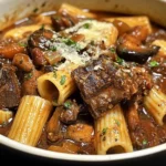 Slow-Braised Beef Bourguignon Rigatoni