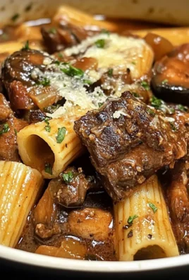 Slow-Braised Beef Bourguignon Rigatoni