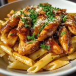 Sticky Sweet Honey Smoky BBQ Chicken Pasta
