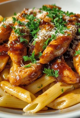 Sticky Sweet Honey Smoky BBQ Chicken Pasta