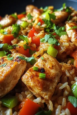 Sweet and Spicy Cajun Chicken Rice Skillet