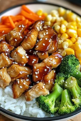 Teriyaki Chicken Power Bowl with Steamed Veggies & Rice