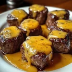Texas Roadhouse-Inspired Cheesy Butter Steak Bites
