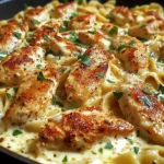 Ultimate Cajun Mozzarella Chicken Ranch Pasta