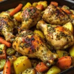 Ultimate Herb-Roasted Chicken Drumsticks with Veggies