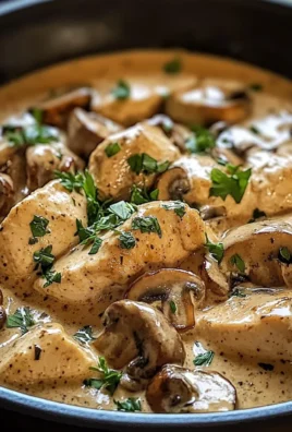 Velvety Chicken Stroganoff in a Rich Mushroom Cream Sauce