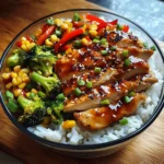 Baked Chicken Thighs with Garlic Herb Veggies One-Pan Dinner